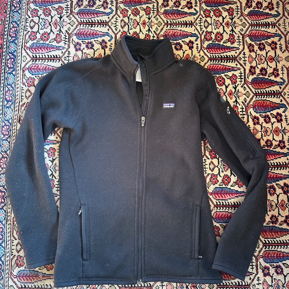 Patagonia Women's Black Fleece Better Sweater Full Zip - medium